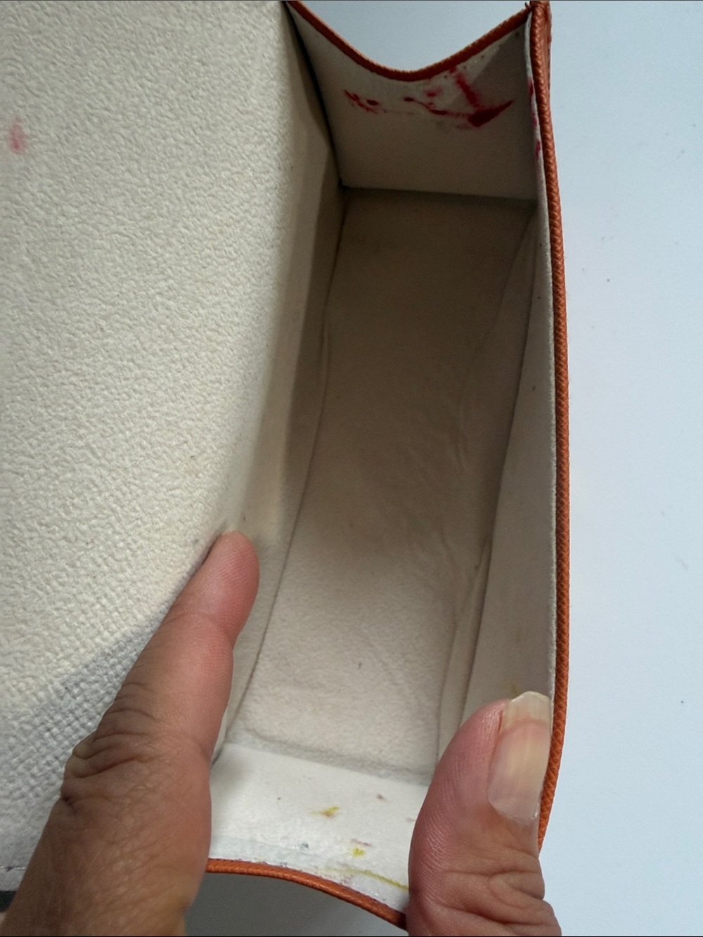 Tory Burch Orange Hard Glasses Case Only - Picture 4 of 6